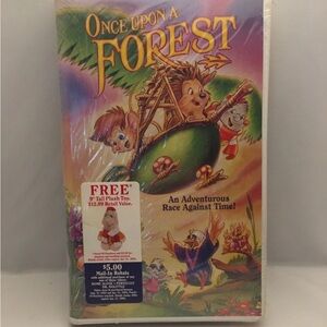 Once Upon a Forest (VHS, 1993) - SEALED- see description below for details!!